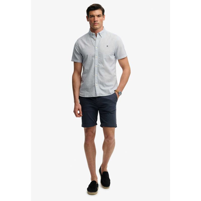 Superdry Classic Seersucker Short Sleeve Shirt image number 3
